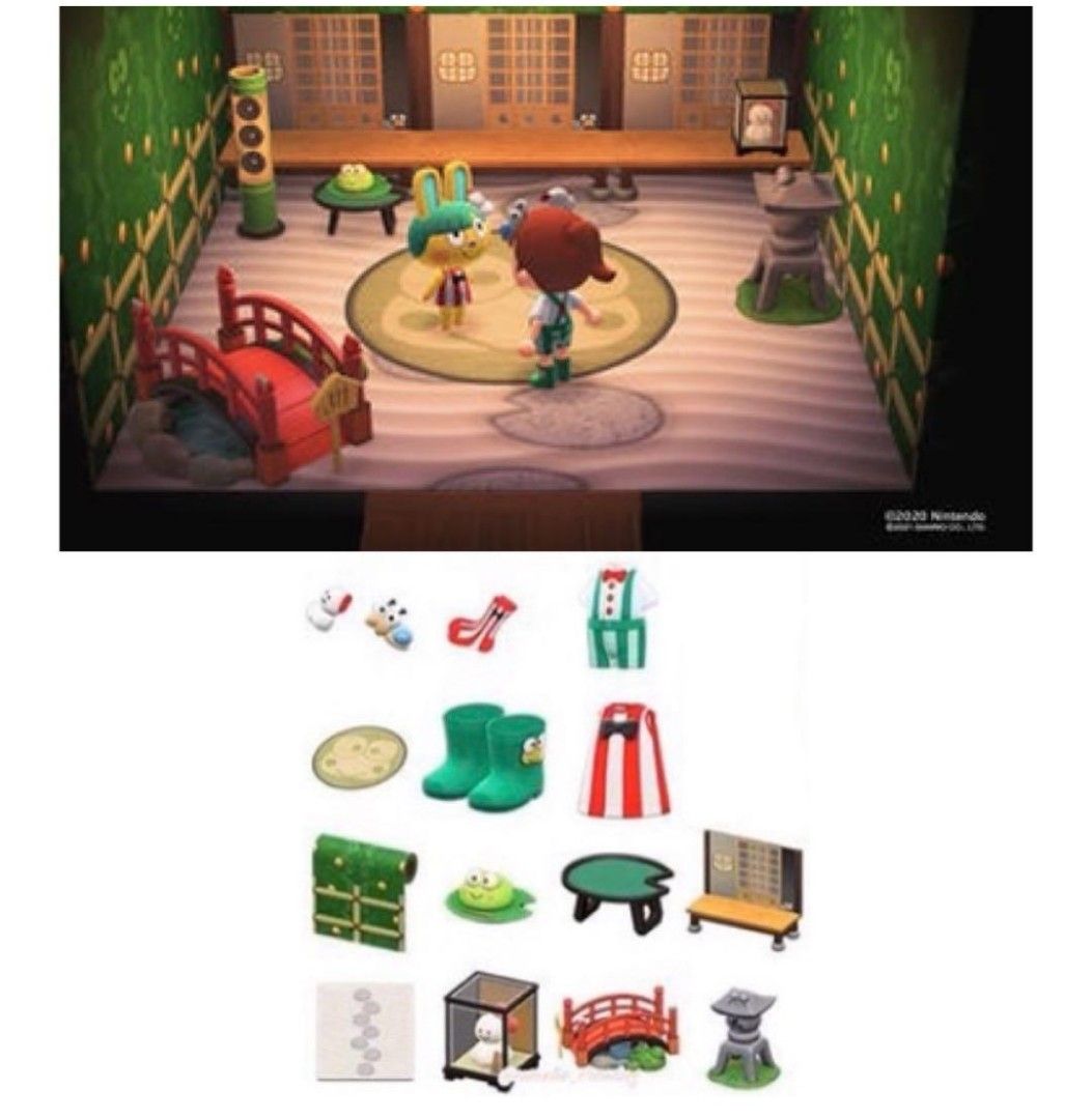 Animal Crossing Sanrio Furnitures Set, Video Gaming, Gaming Accessories