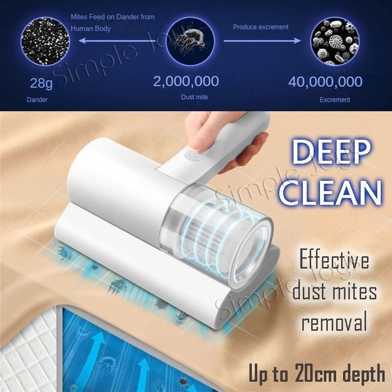 Anti Dust Mite Cordless Vacuum Cleaner With 10000PA Suction, TV & Home