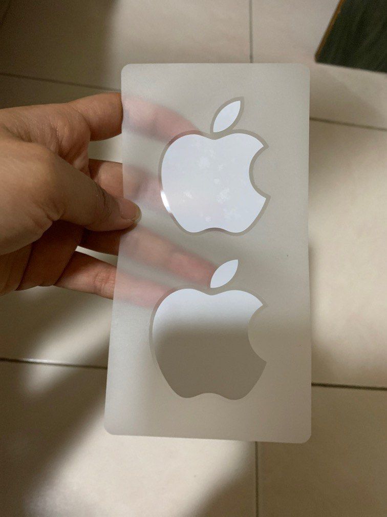 APPLE LOGO STICKER, Hobbies & Toys, Stationery & Craft, Art & Prints on