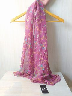 Art Kea Scarf Flower Syal Selendang