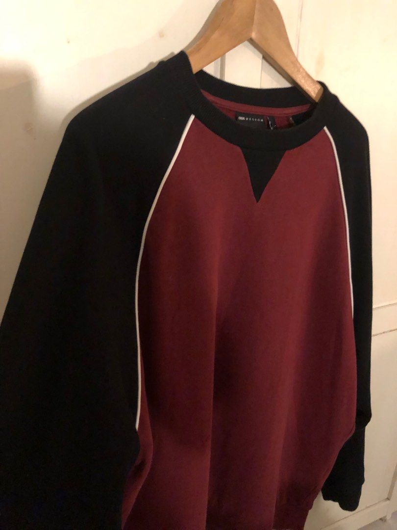 Red best sale sweatshirt asos