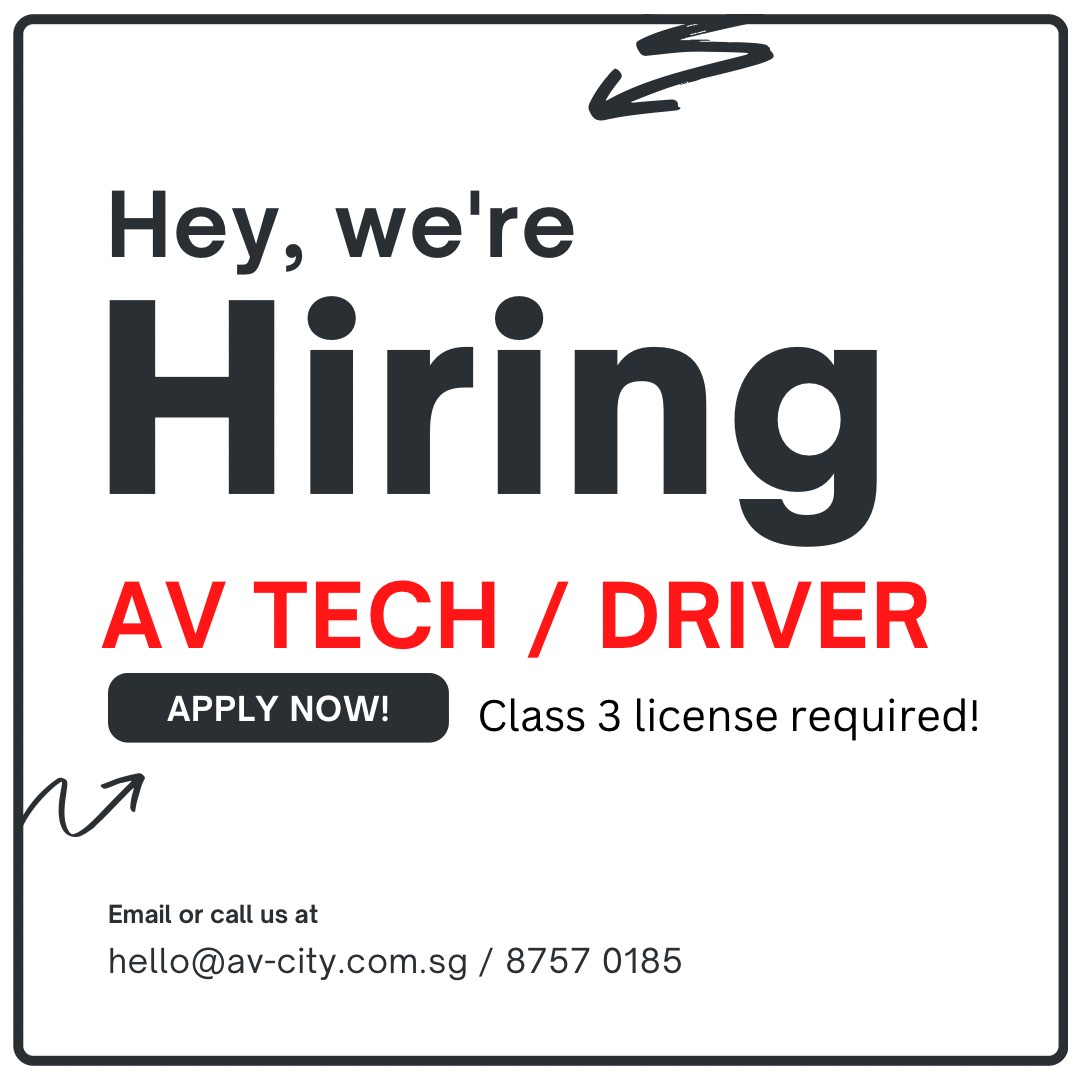 Audio Visual Tech / Driver, Jobs, Transport & Delivery on Carousell