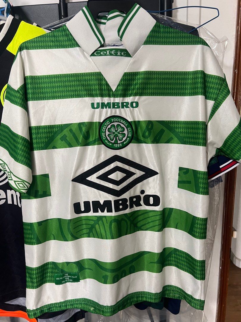 Authentic/Rare Celtic Football/Soccer Jersey/Kit 1997, Men's Fashion