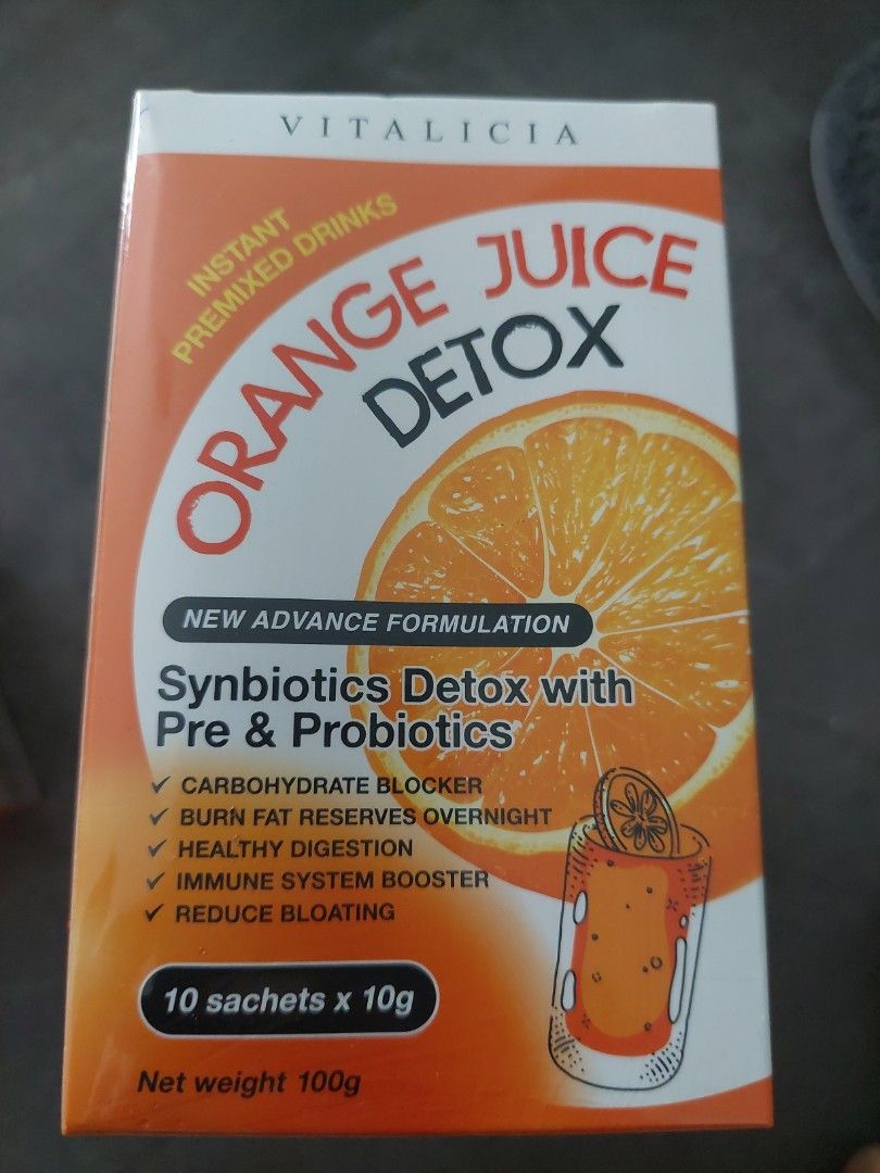 Avenys Orange Juice Detox, Food & Drinks, Beverages on Carousell
