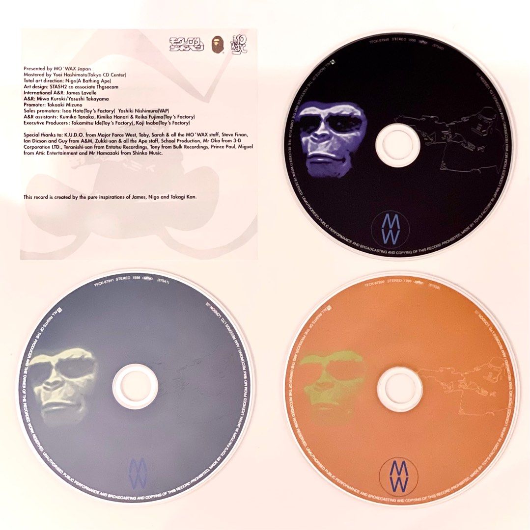 Bape CD Nigo UNKLE, 興趣及遊戲, 音樂、樂器& 配件, 音樂與媒體- CD