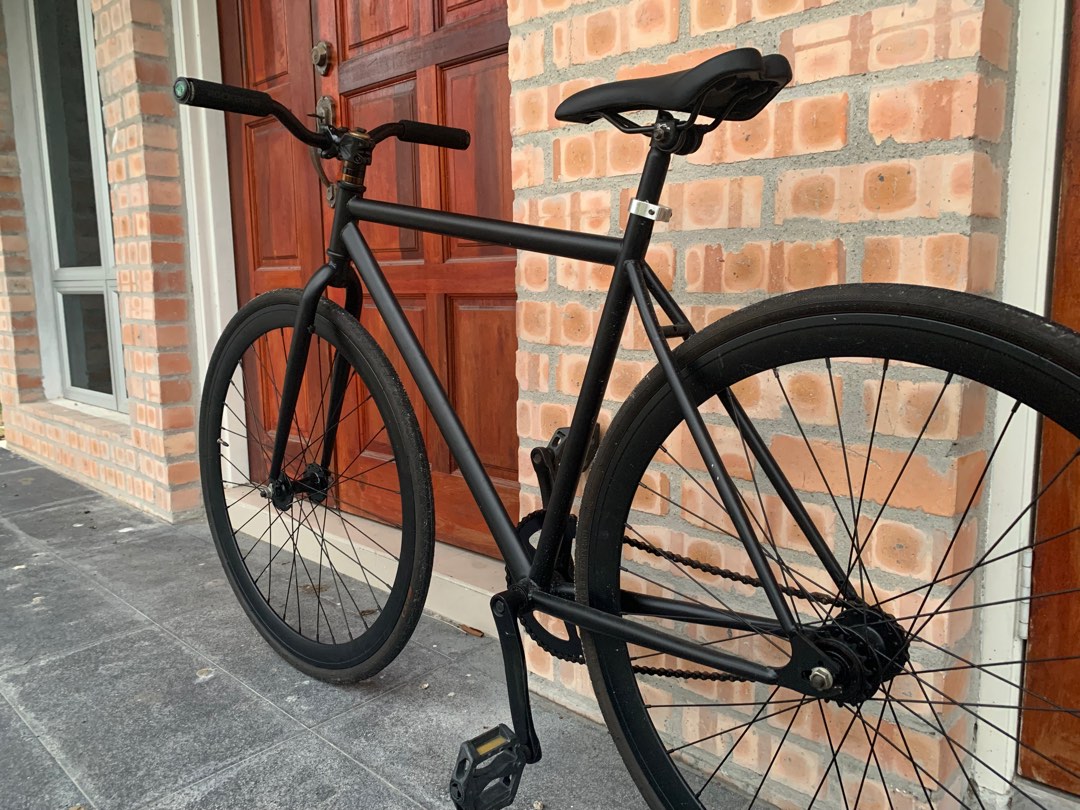 Basikal fixie all black Sports Equipment Bicycles Parts