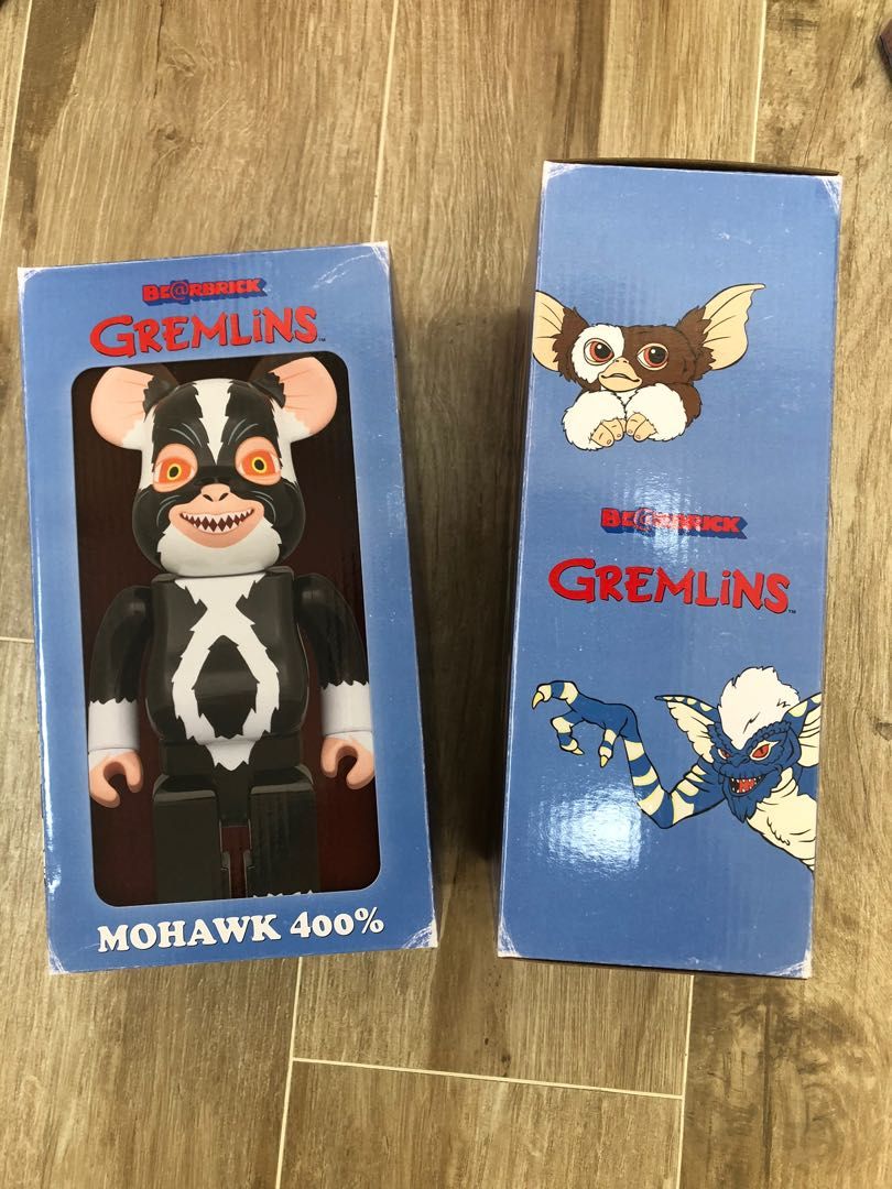BEARBRICK MOHAWK 400％ Gremlins 2, 興趣及遊戲, 玩具& 遊戲類- Carousell