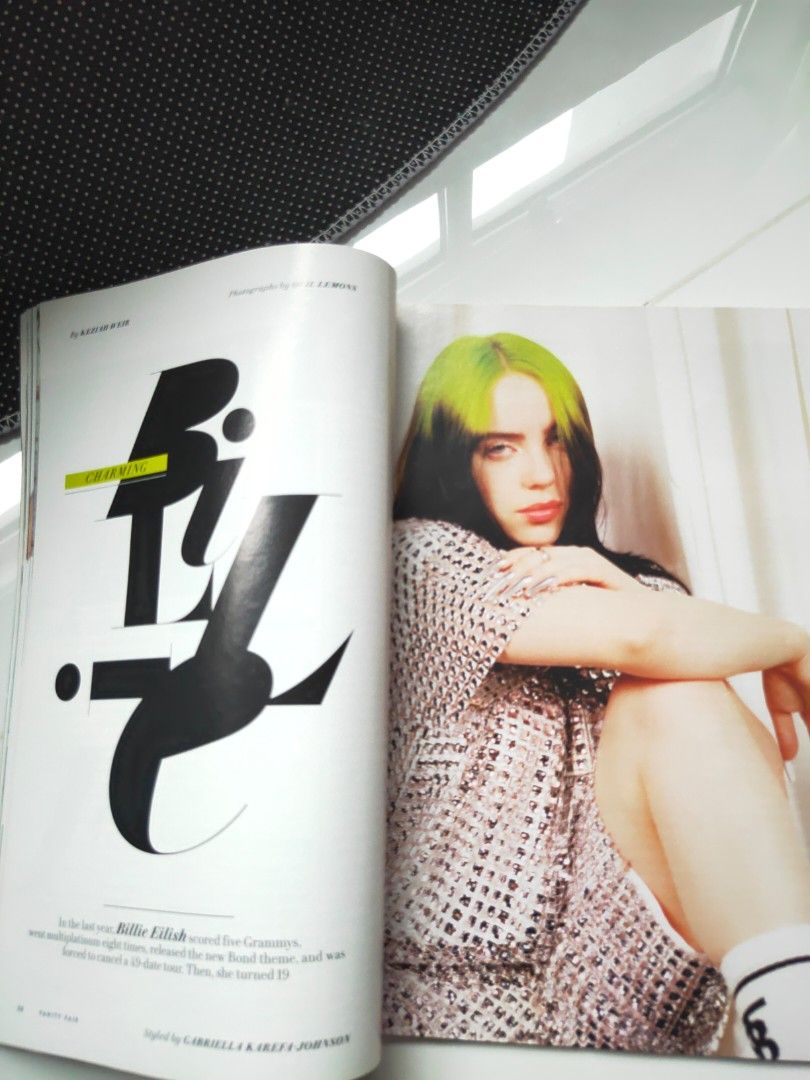 Billie Eilish Vanity Fair magazine, Hobbies & Toys, Books & Magazines