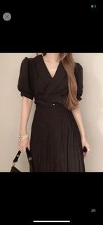 Black Dress long length (3/4 length)