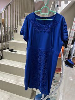 Blue big dress