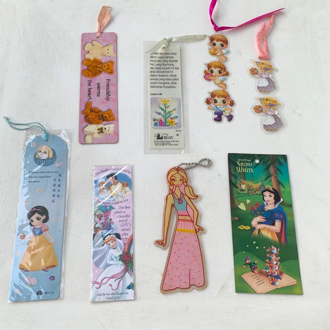 Bookmark Pembatas Buku selipan buku book mark anak bacaan lucu cute