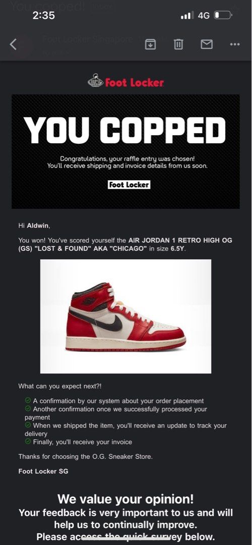 Brand new Air Jordan 1 Retro High OG GS