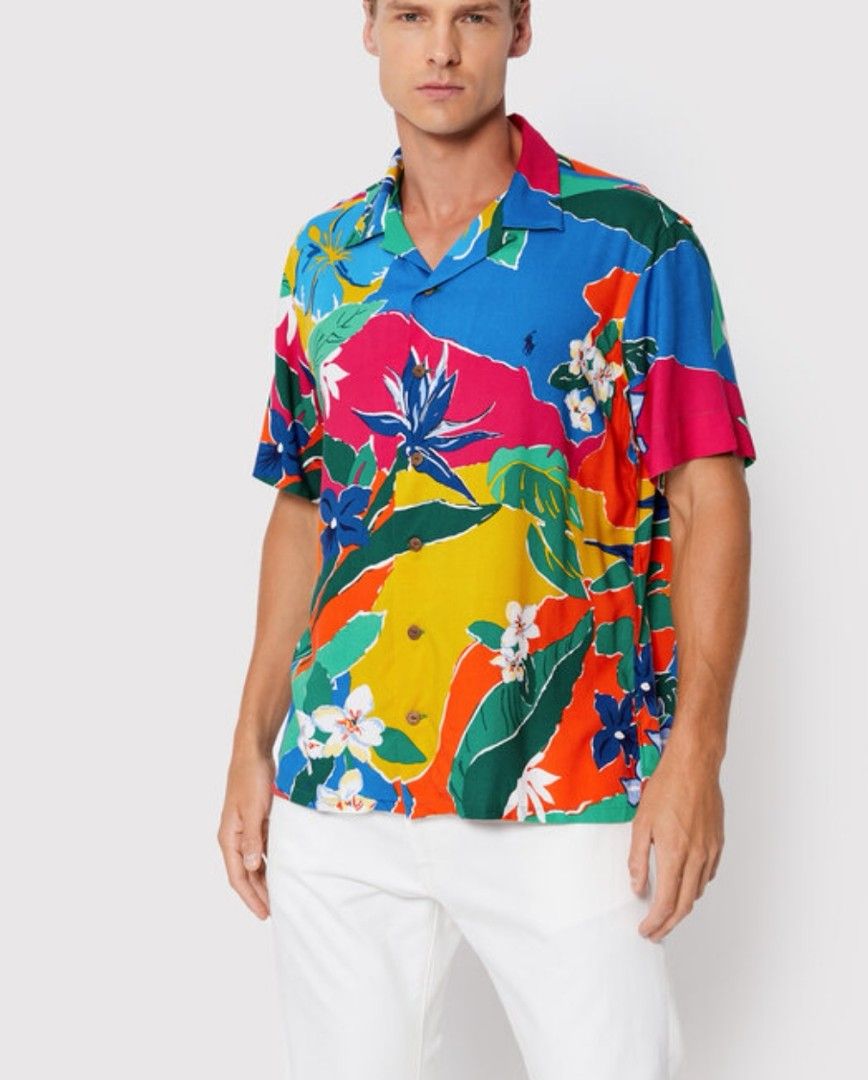 Polo ralph lauren tropical shirt outlet