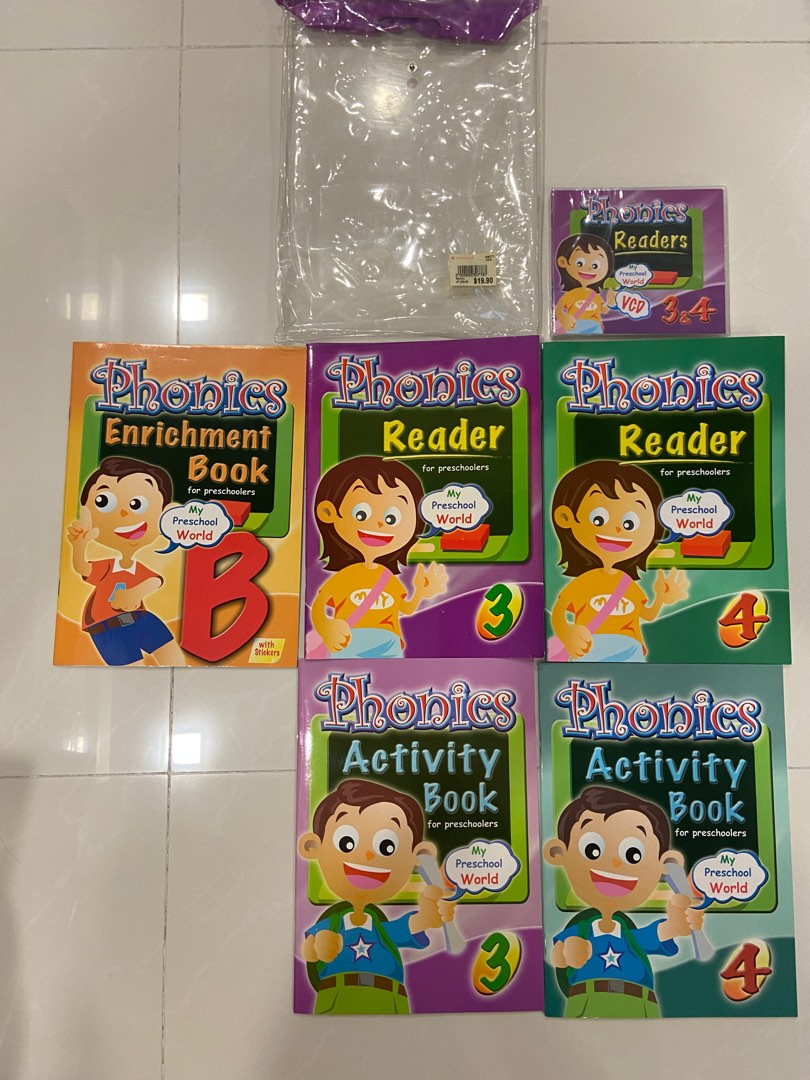 Brand New Phonics reader and activity book for preschoolers set ...