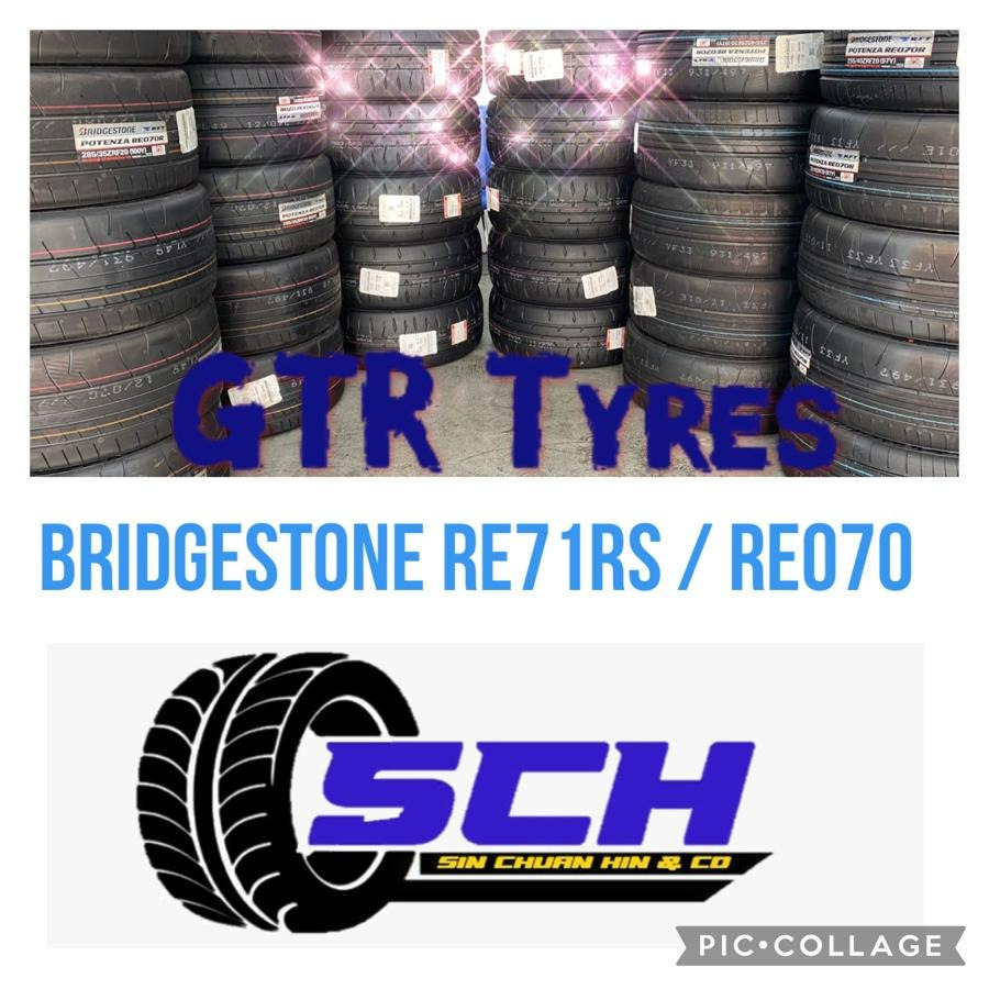 Bridgestone RE71RS / RE070, Car Accessories, Tyres & Rims on Carousell