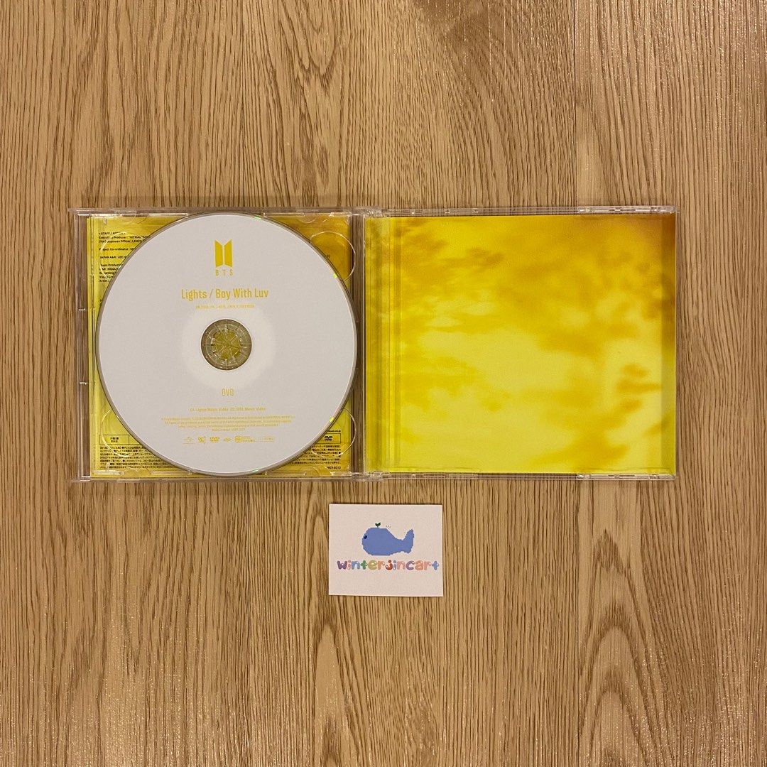 BTS LIGHTS BOY WITH LUV TYPE A JAPAN ALBUM UNSEALED OFFICIAL, Hobbies
