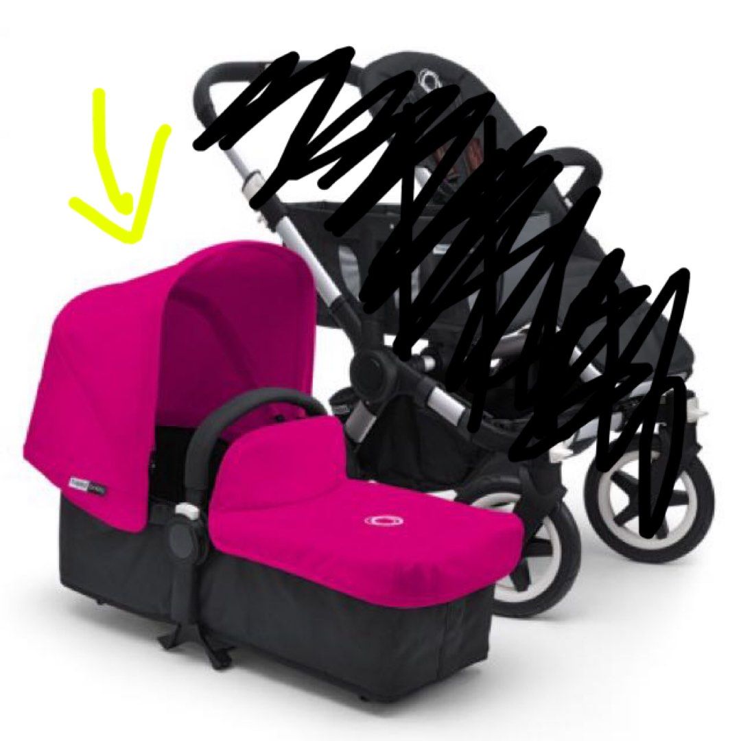 Bugaboo buffalo black frame discount