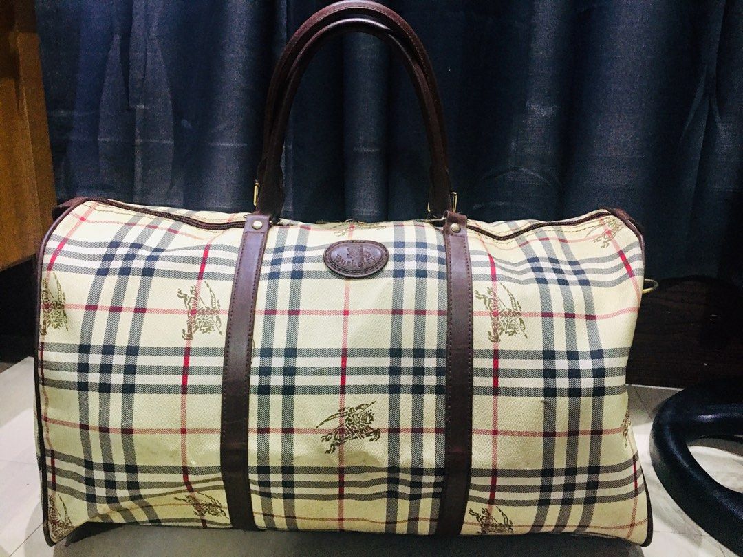 Burberry Duffle Bag, Luxury, Bags & Wallets on Carousell