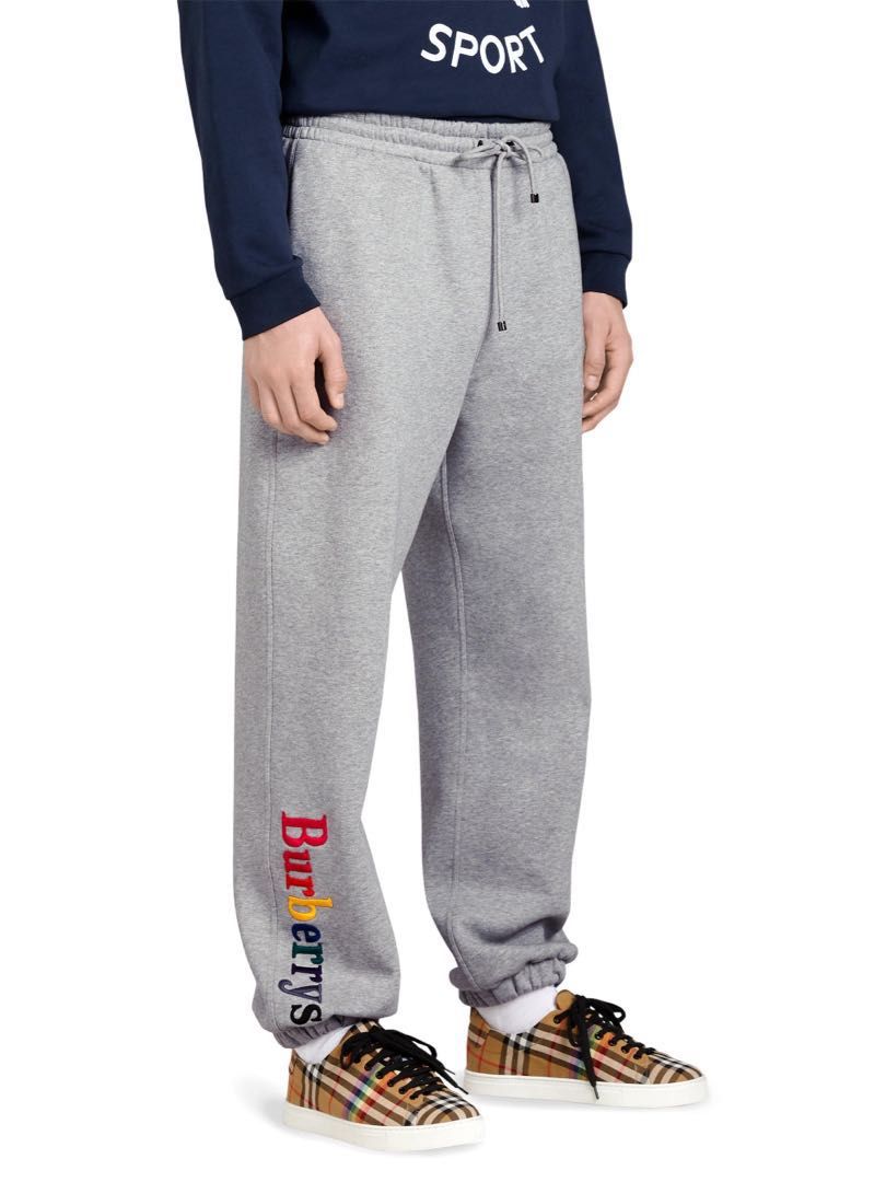 Rainbow store burberry sweatpants
