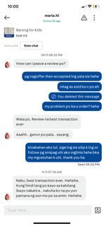 Buyers’ feedbacks and Proof of Deliveries