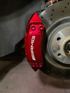 🔥Caliper Spray with Sticker🔥 Many stickers to choose *Limited time promo* suitable for all car models like BMW , Audit , Honda , Toyota , Mitsubishi , Mercedes , Brembo Brake , Suzuki , Mini Cooper , Brake Kit