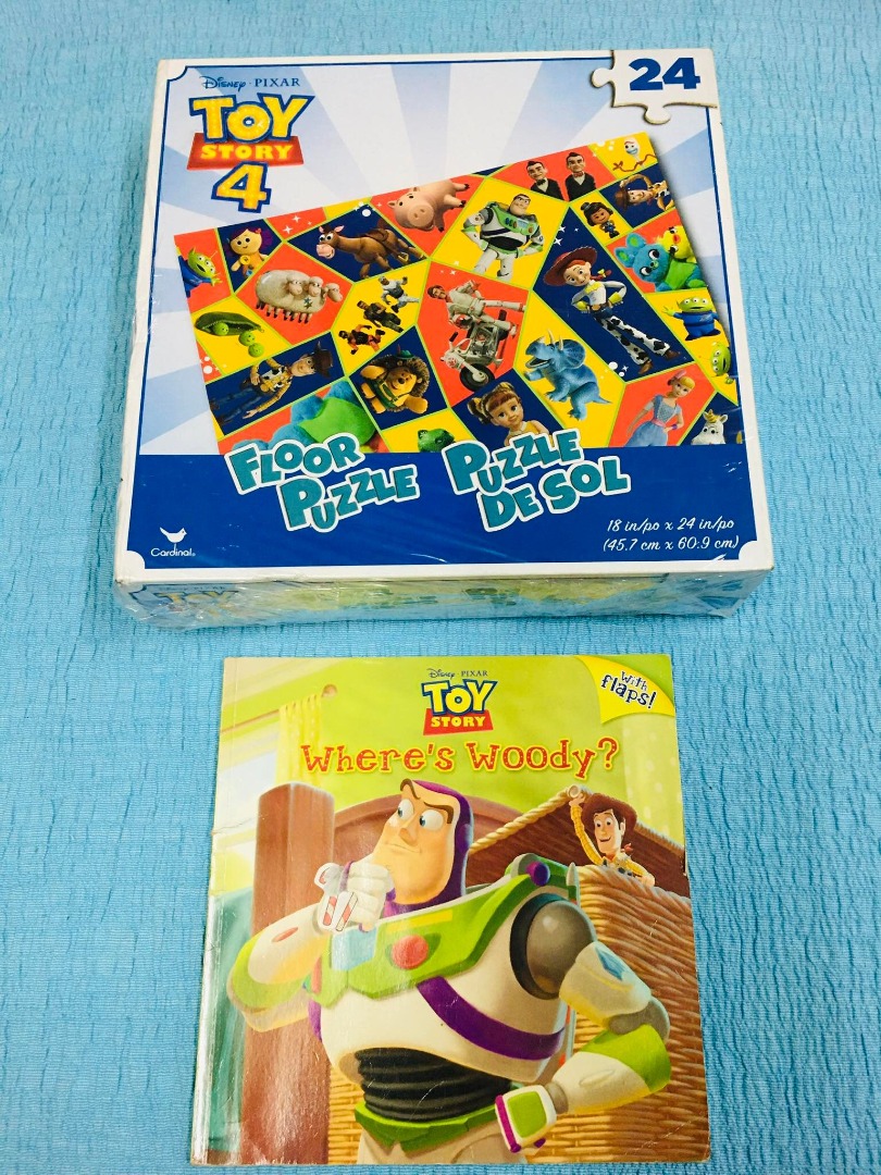 Cardinal - Disney Pixar Toy Story 4 Floor Puzzle (jumbo size), Hobbies ...