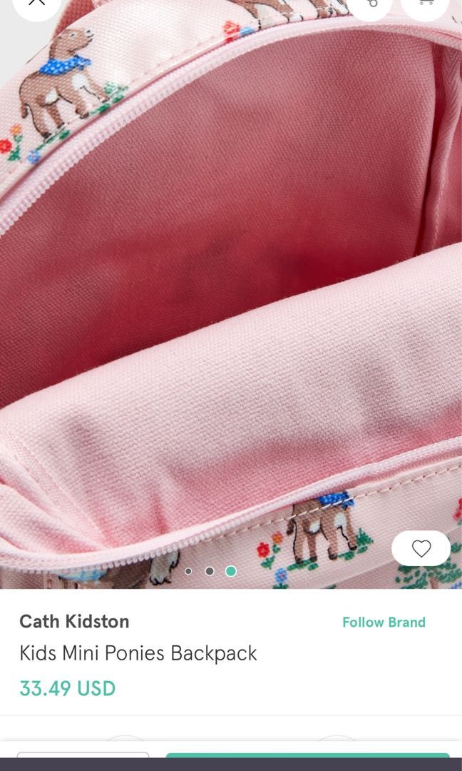 Cath kidston top pony backpack