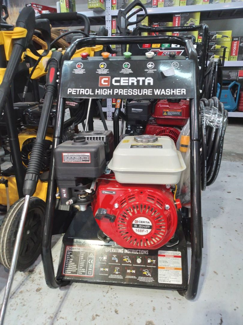 Certa 196cc petrol on sale high pressure washer
