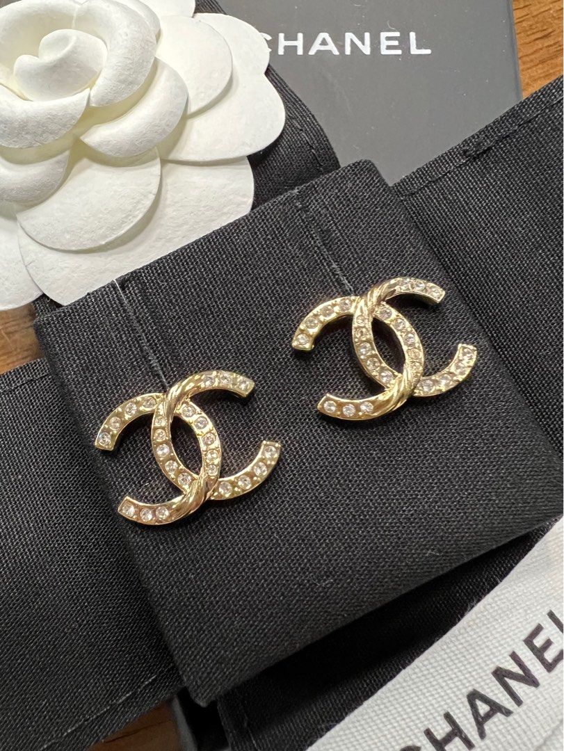 Cc earrings gold clearance