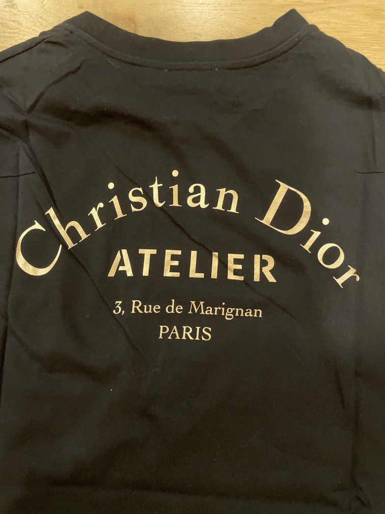 Christian Dior Atelier Gold Foil T Shirt Size XS