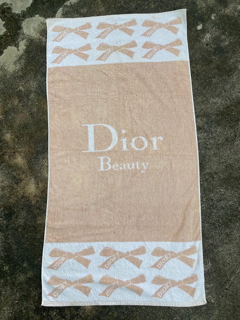 CHRISTIAN DIOR TOWEL Beauty Personal Care Bath Body Bath on Carousell