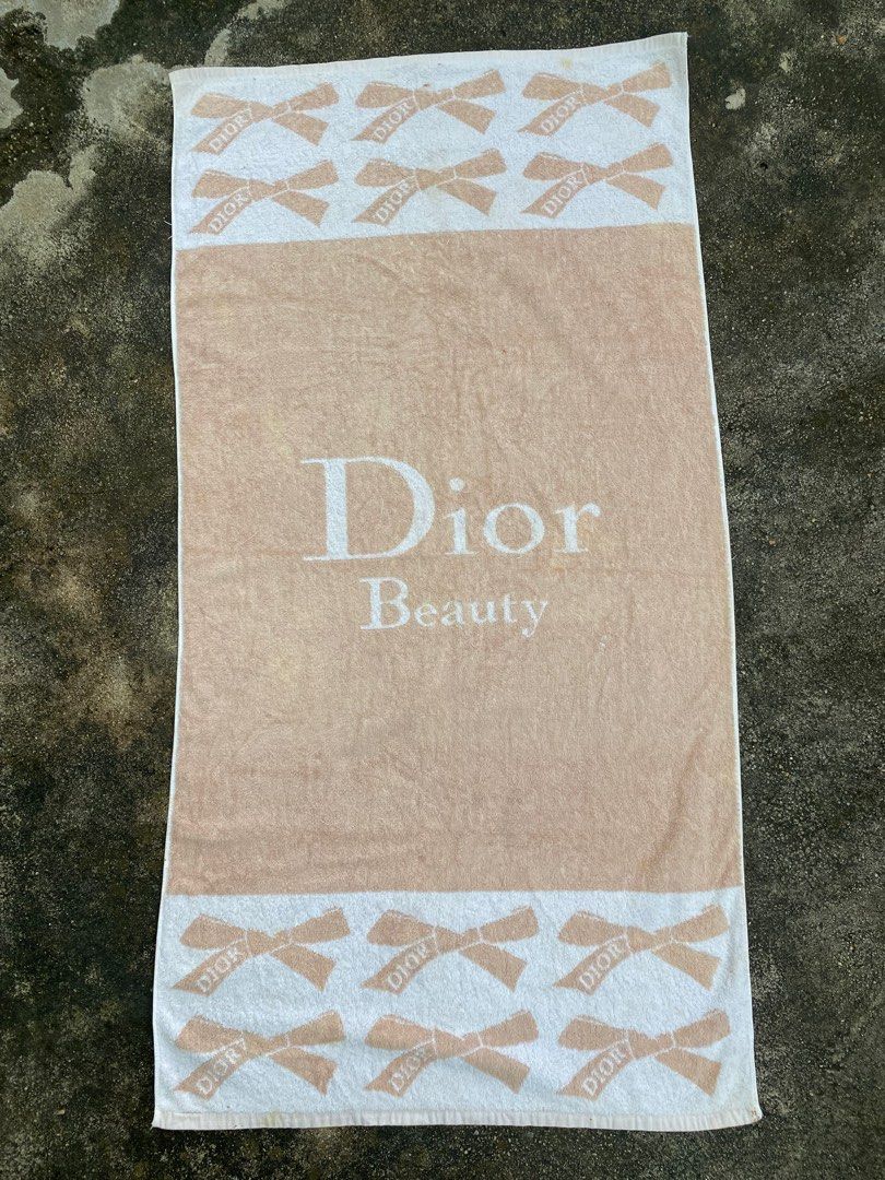 CHRISTIAN DIOR TOWEL Beauty Personal Care Bath Body Bath on Carousell