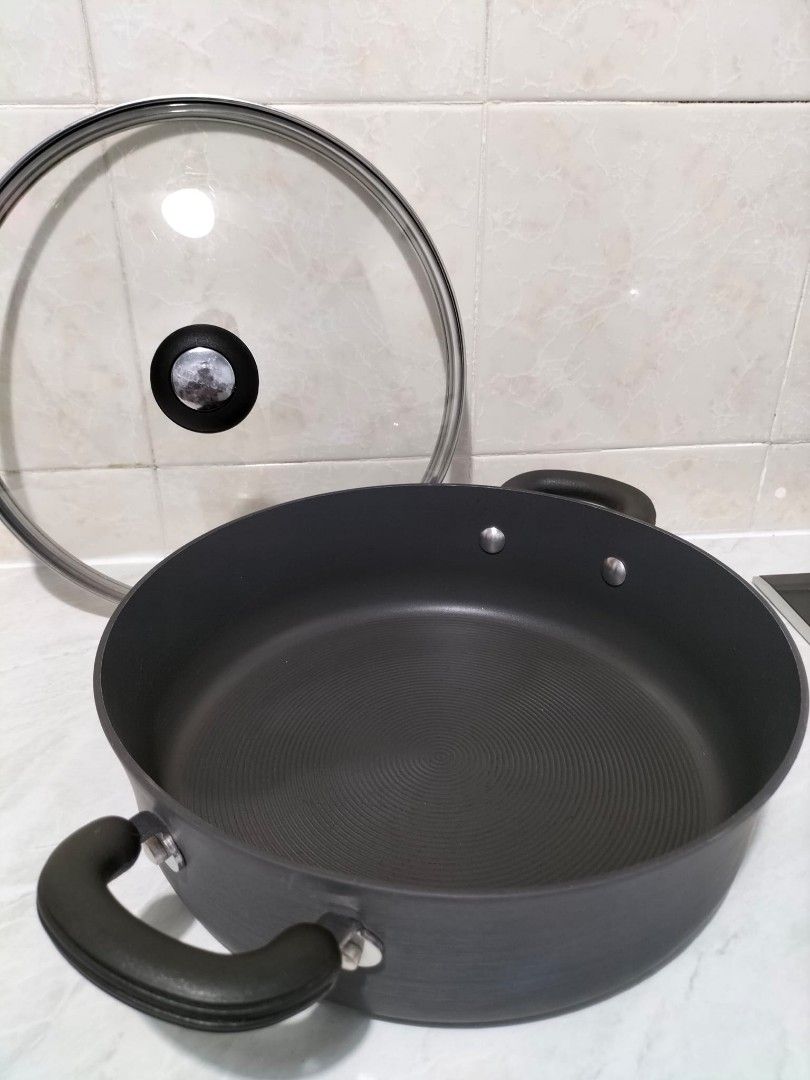 Circulon 3.5L Hard Anodized Nonstick Stock Pot, Furniture & Home Living