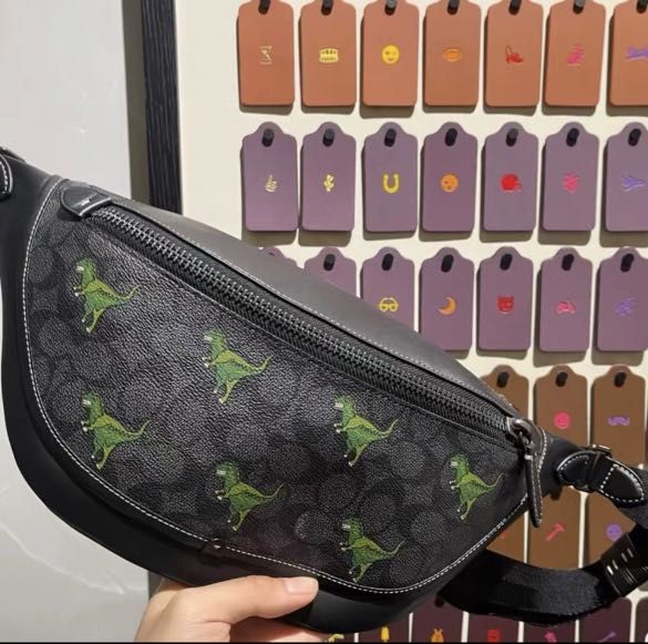 Coach CF078 dinosaur belt bag crossbody slingbag, Luxury, Bags & Wallets on  Carousell