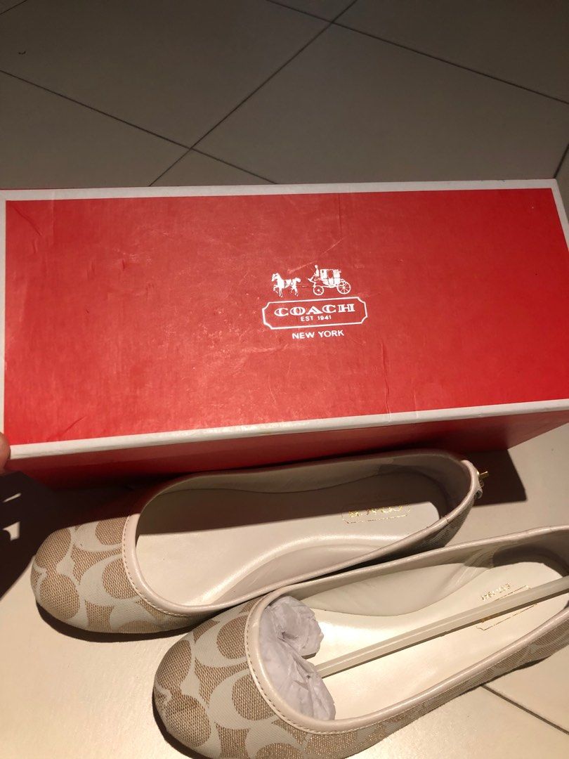 Coach flat shoes, Luxury, Sneakers & Footwear on Carousell
