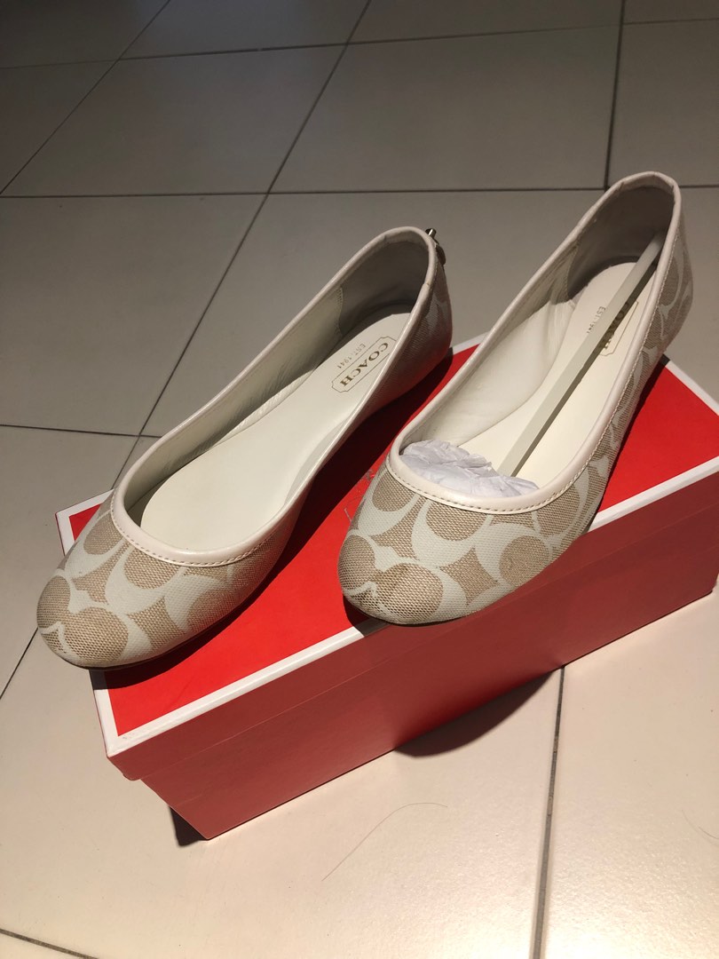 Coach flat shoes, Luxury, Sneakers & Footwear on Carousell