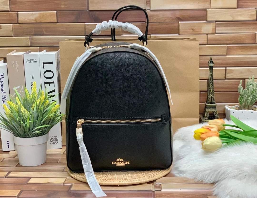 Jordyn backpack in signature canvas with prairie rose print deals