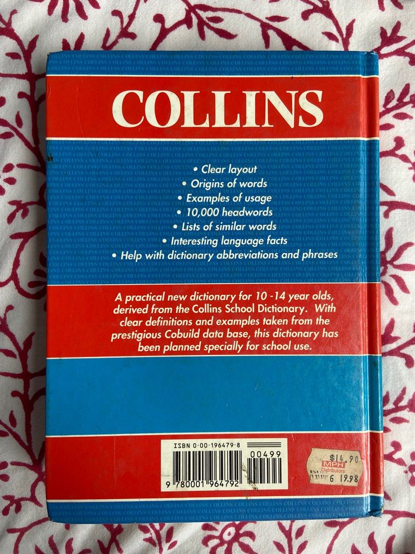 Collins Concise School Dictionary Hobbies Toys Books Magazines Collins Concise School Dictionary Hobbies Toys Books Magazines