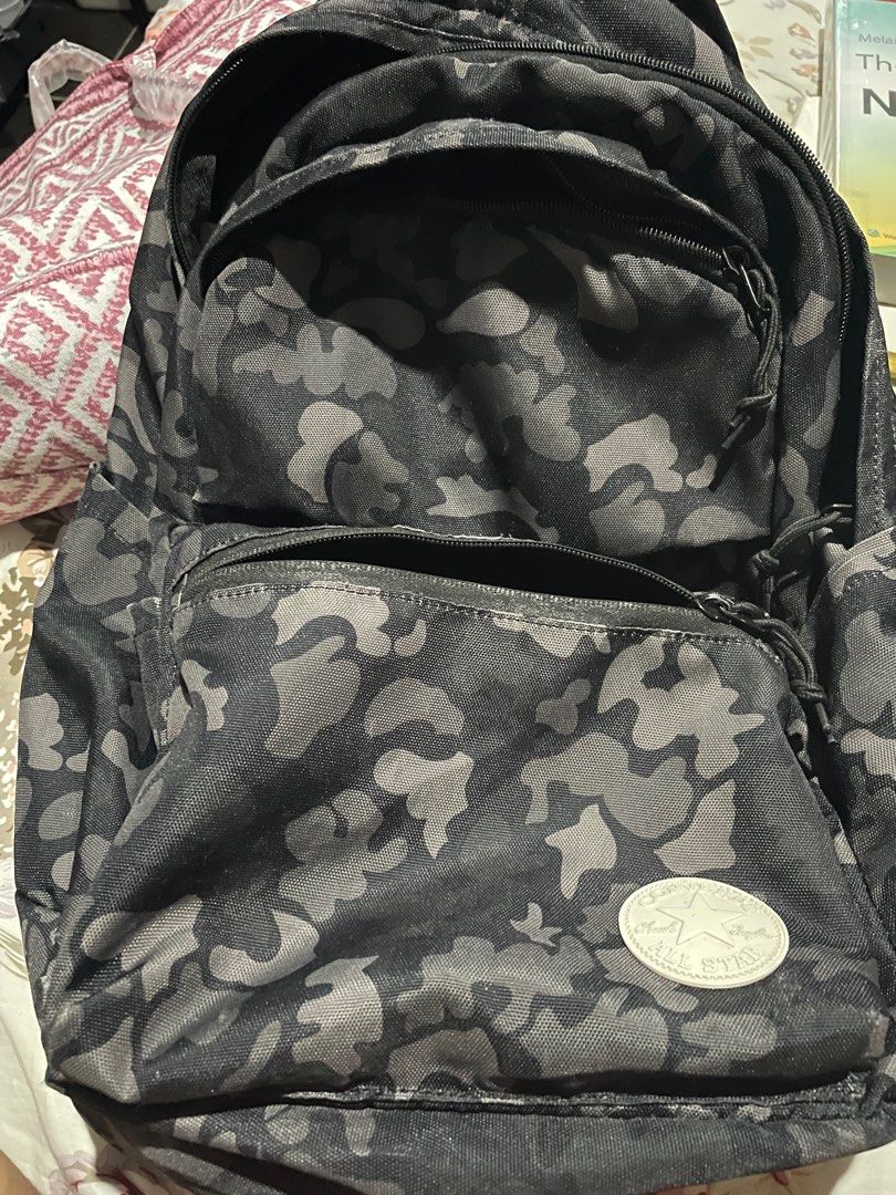 CONVERSE ALL STAR Camo Backpack, Men's Fashion, Bags, Backpacks on Carousell