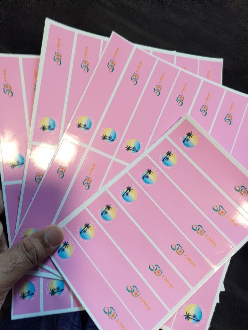 Customised sticker printings,print logos and stickers for your events ...