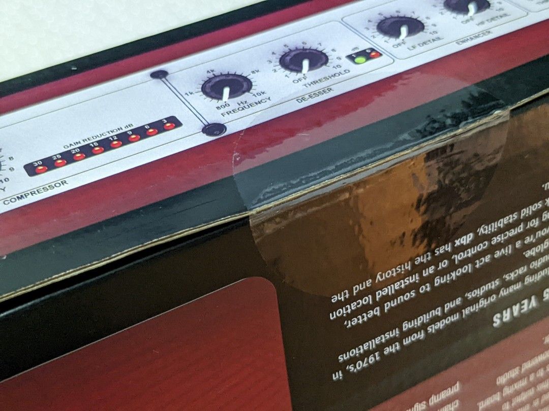 Dbx 286s Microphone Pre-amp Processor