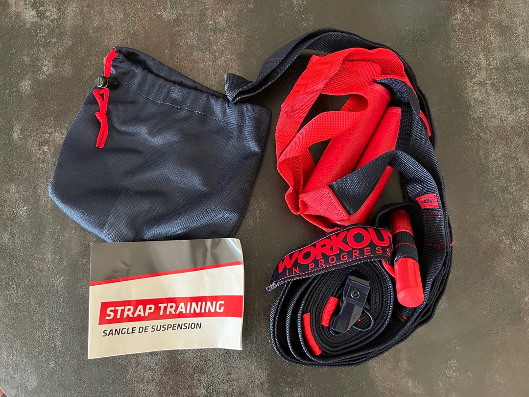 Decathlon Suspension Trainer DST 100 Blue/Red, 運動產品, 運動與健身, 運動與健身 拉伸