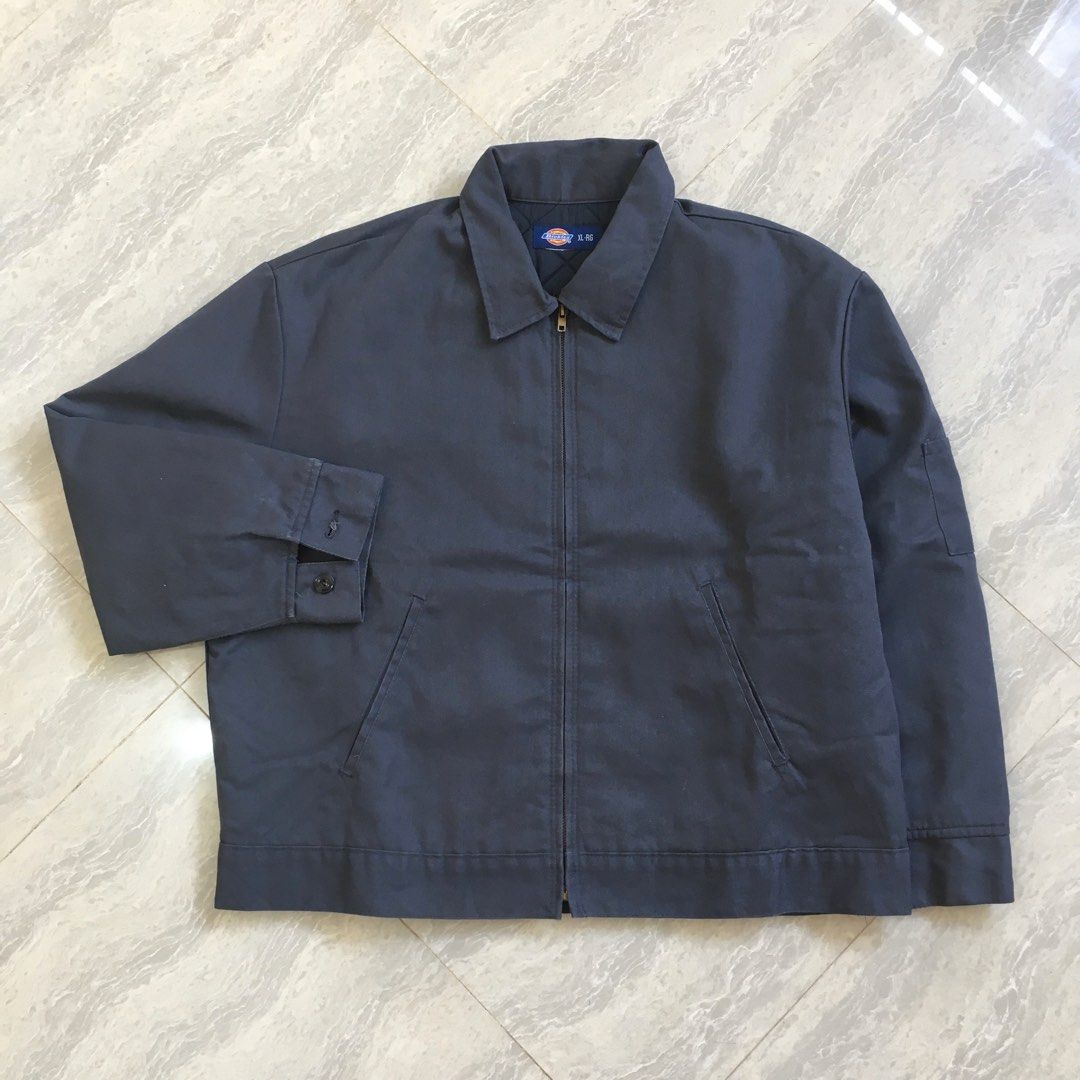 Dickies Eisenhower Jacket Grey Quilted lined Splash pocket, Men's