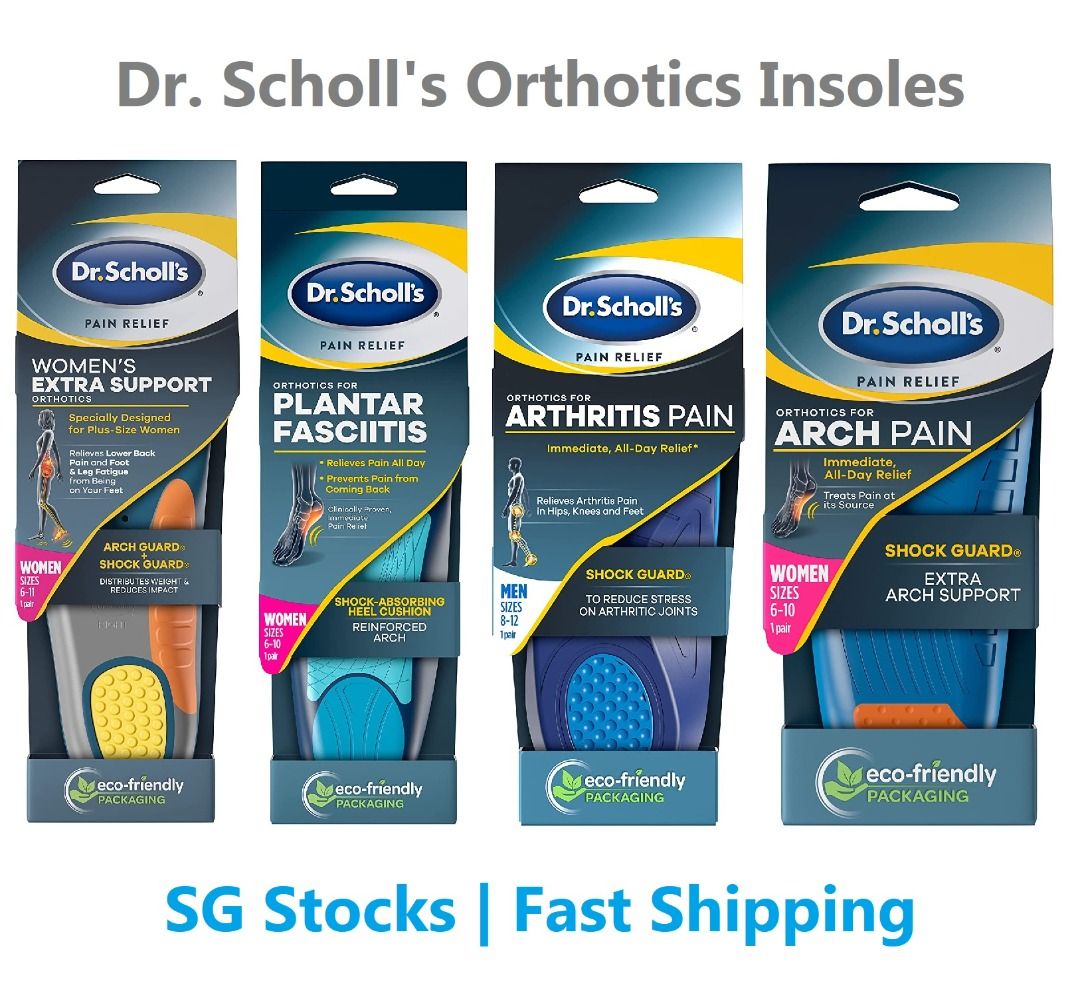 Dr. Scholl’s Pain Relief Orthotics for Arthritis Pain for Women, 1 Pair,  Size 6-10