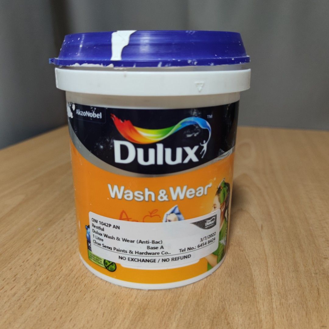 Dulux Wash & Wear Used Paint Bundle, Furniture & Home Living, Home
