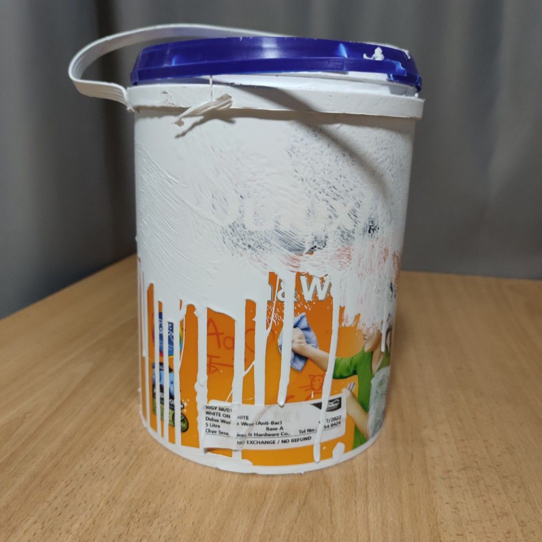 Dulux Wash & Wear Used Paint Bundle, Furniture & Home Living, Home