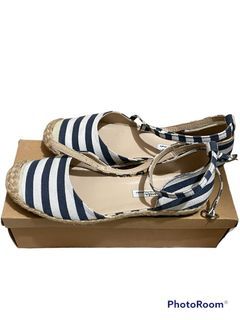 Espadrille Sandals with Ankle Straps