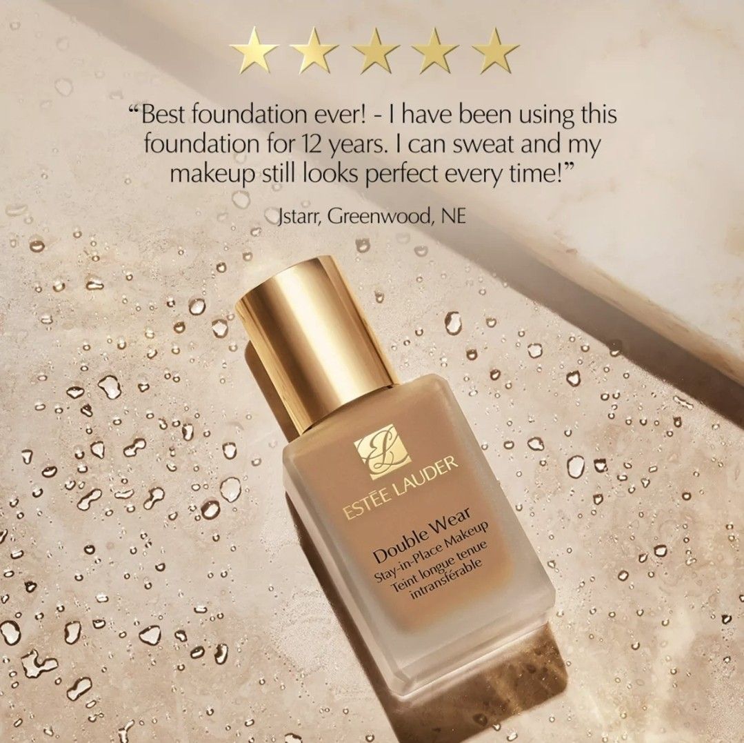 Estee Lauder Double Wear Foundation 1W2, Beauty Personal Care