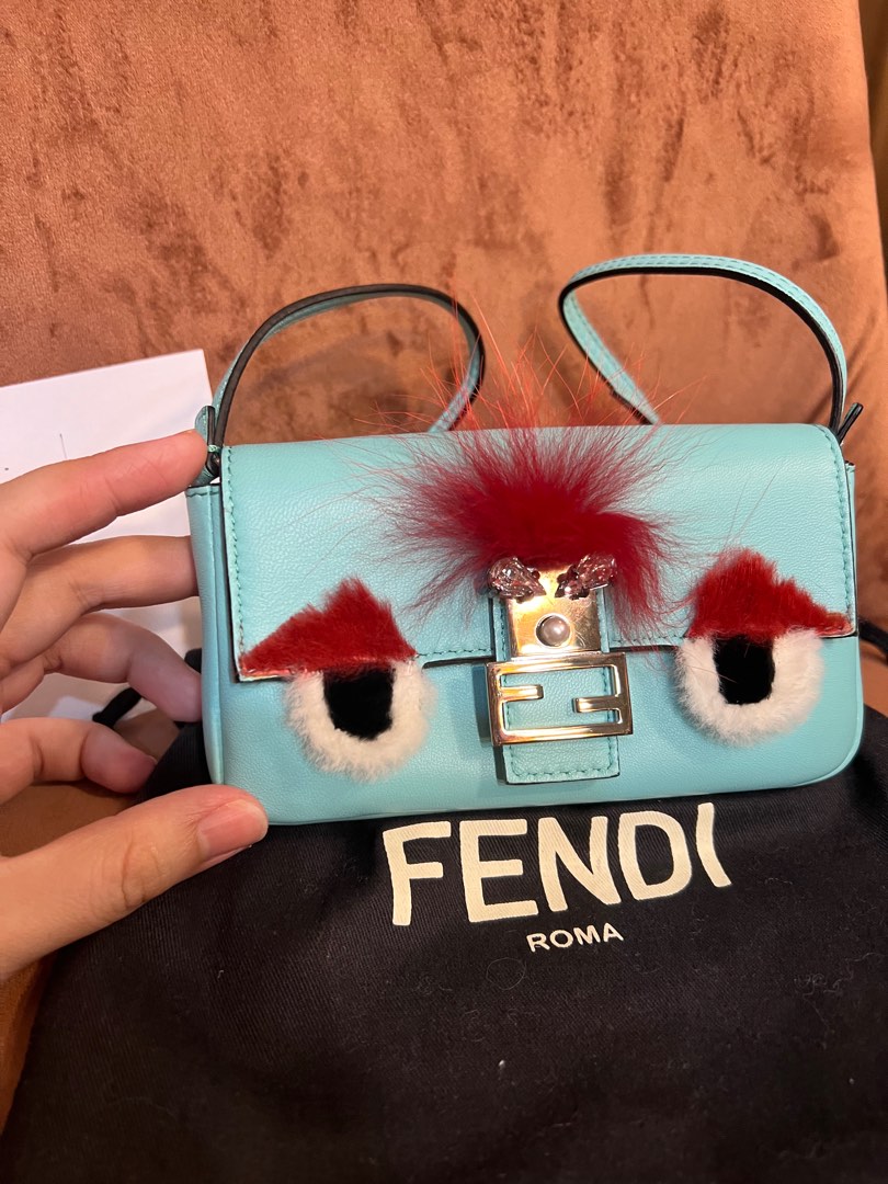 Fendi micro monster baguette bag Luxury Bags Wallets on Carousell