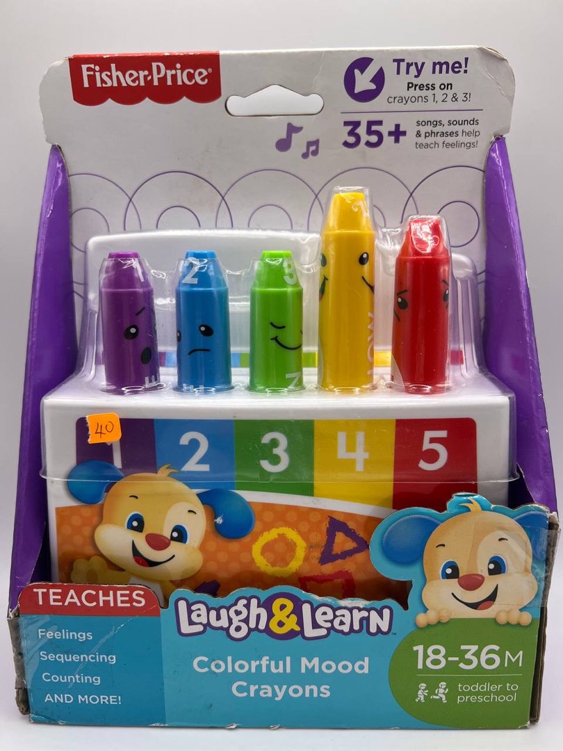 Fisher Price Colourful Mood Crayon Babies Kids Infant Playtime